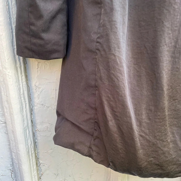 ALLSAINTS Hace Black Trench coat,  size 8 - Picture 14 of 14